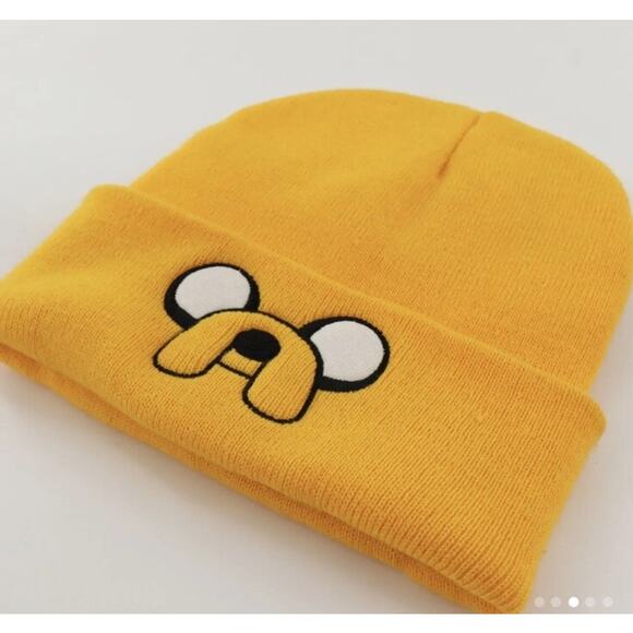 Adventure Time JAKE THE DOG Adult size Winter Knit Beanie Hat - Picture 1 of 4